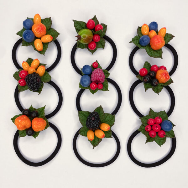 Berry Hair Ties