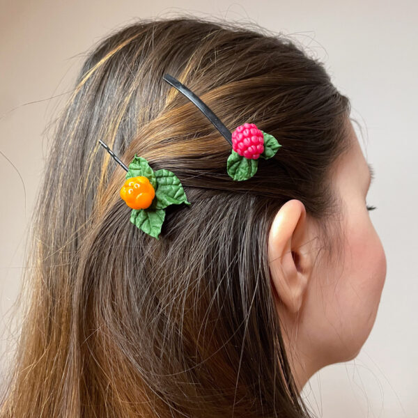 Berry Bobby Pins