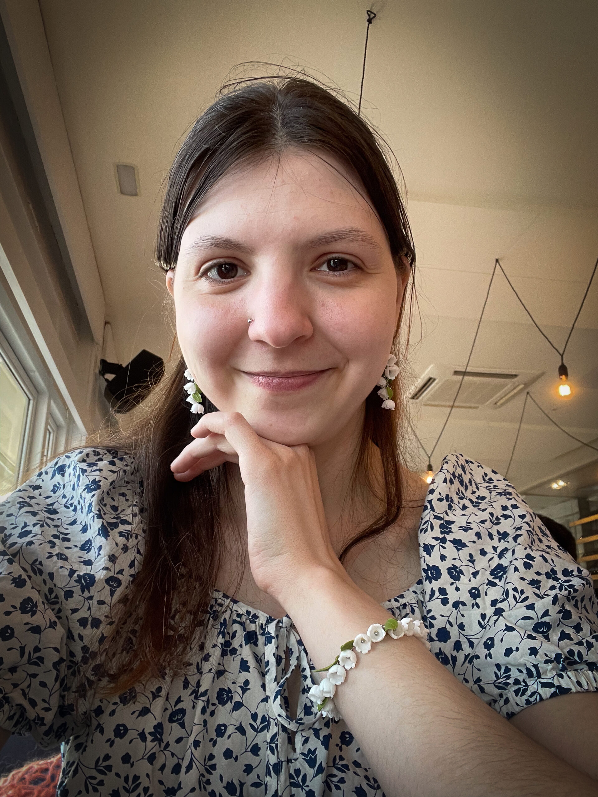 Lily of the Valley with Leaves Bracelet - Image 4