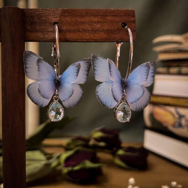 Butterfly Hoop Earrings