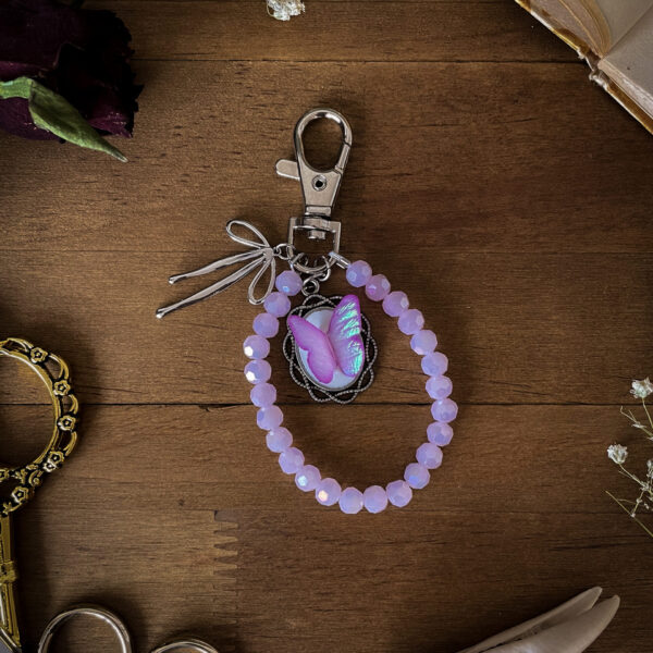 Butterfly Bag Charm Keychain