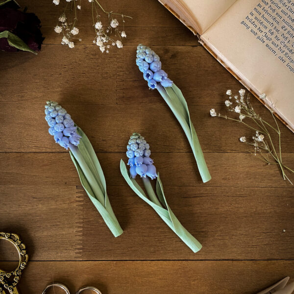 Muscari Flower Brooch