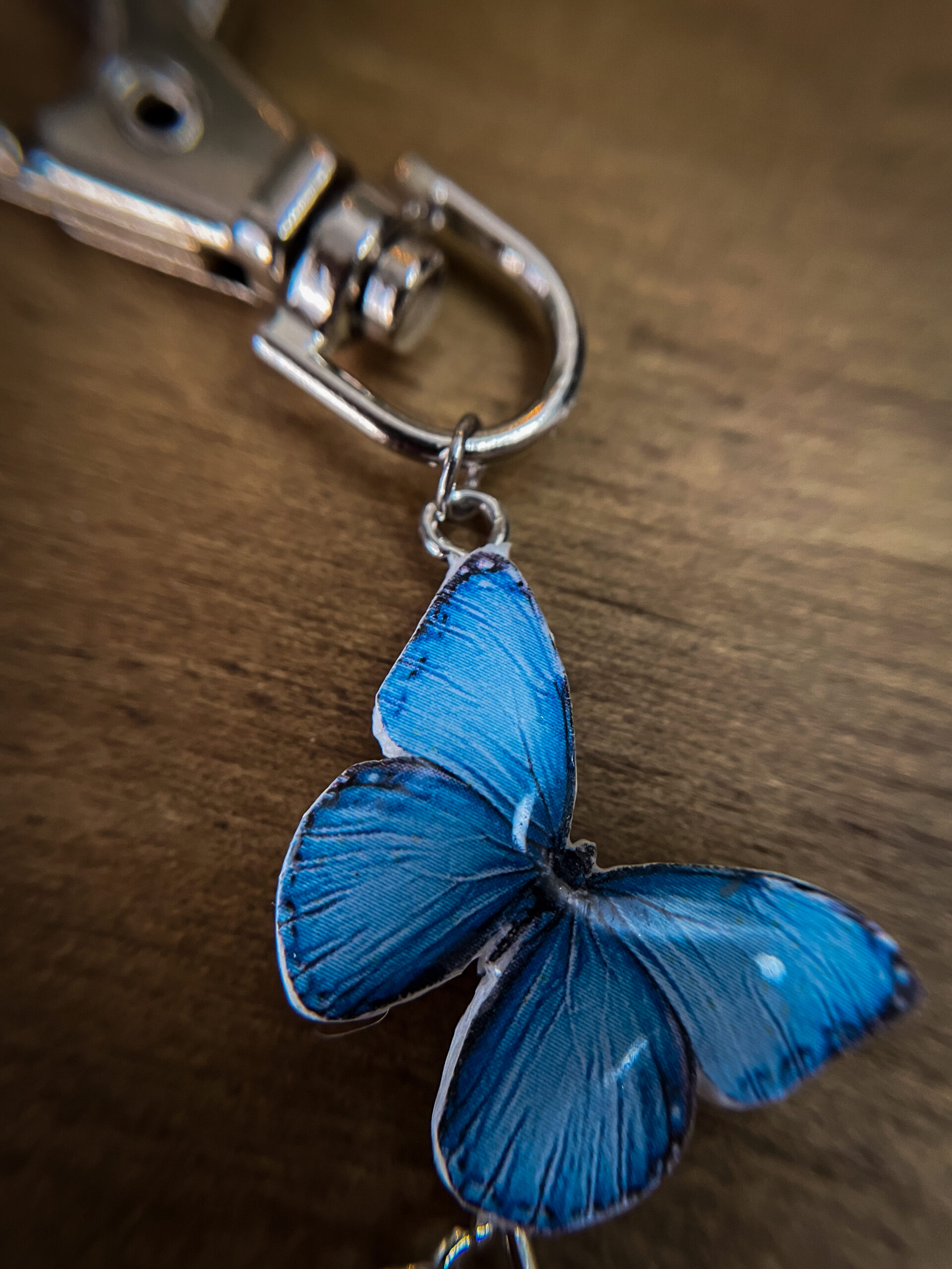 Butterfly Bag Charm Keychain - Image 3