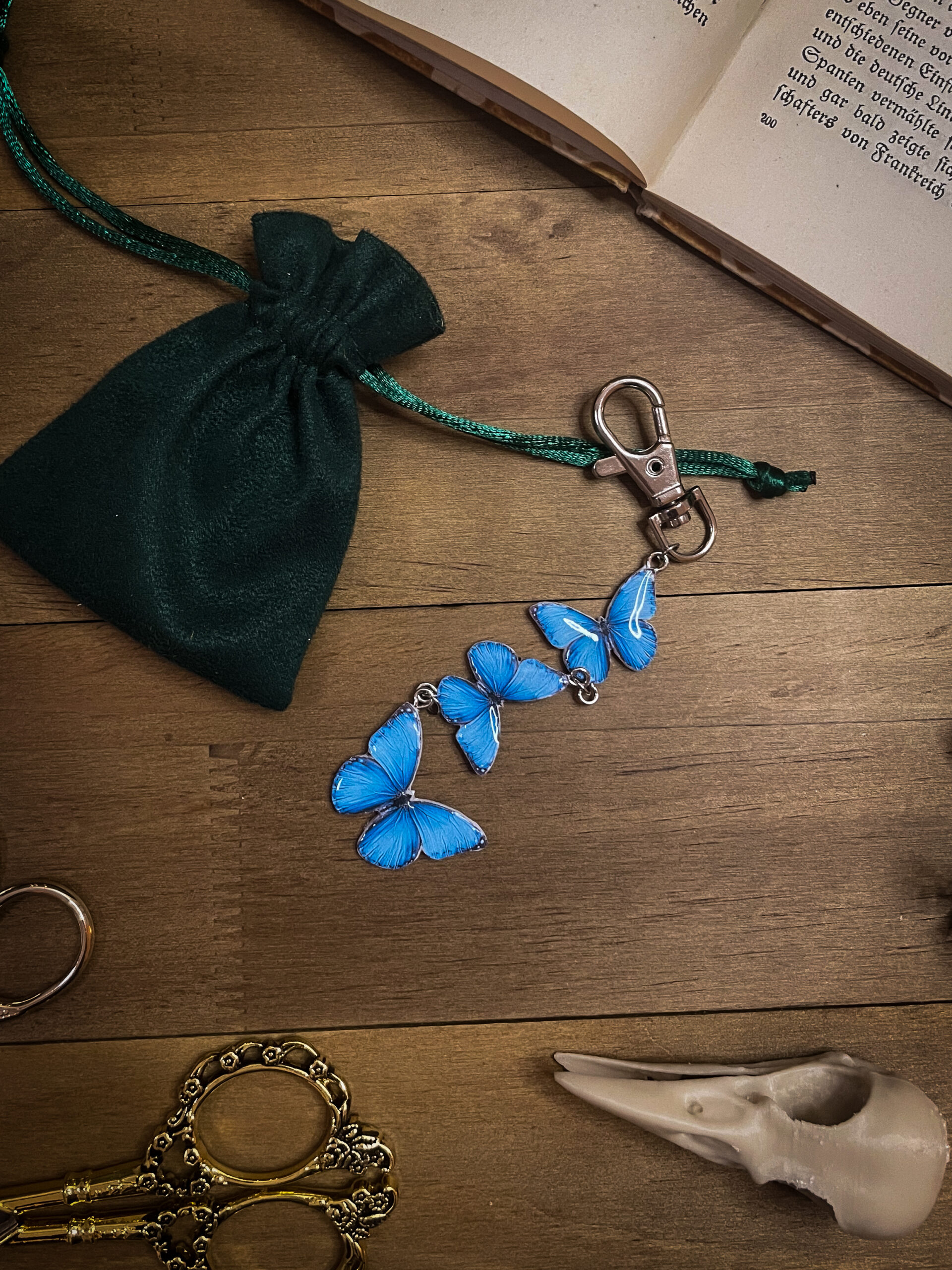 Butterfly Bag Charm Keychain - Image 5