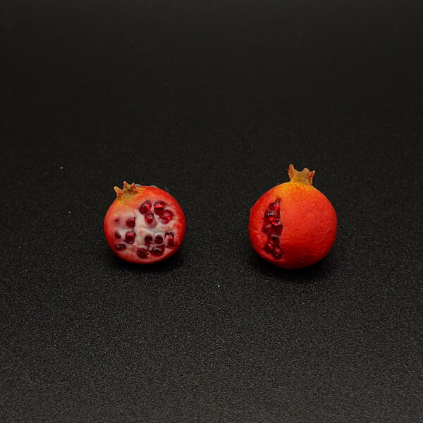 Handcrafted Garnet-Inspired Stud Earrings